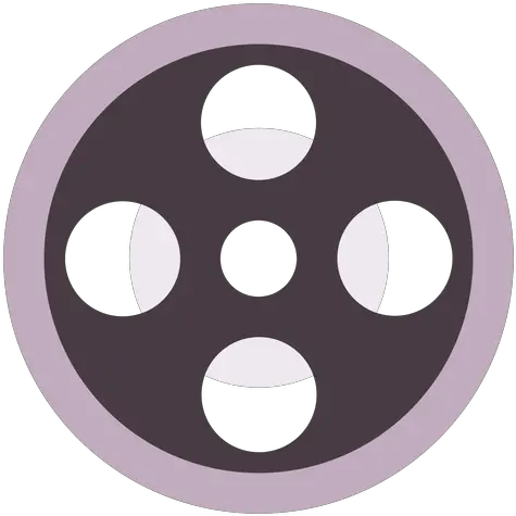 Film Reel Flat Icon Dot Png Movie Reel Flat Icon