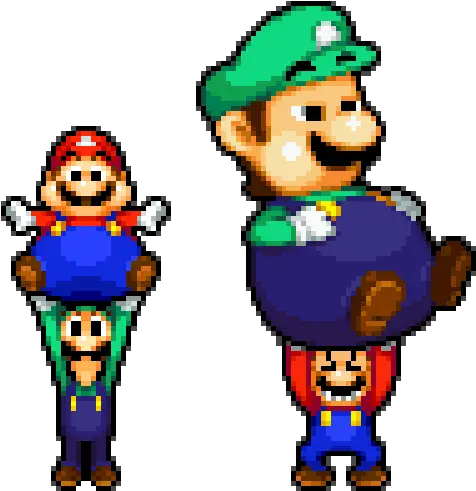 Luigi Bowsers Inside Story Fat Mario I Luigi Rpg Png Luigi Png