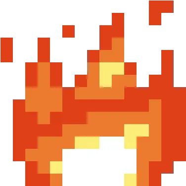 Fire Pixel Png 5 Image Pixel Art Fire Transparent Fire Emoji Transparent png