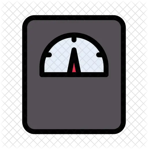 Weight Scale Icon Of Colored Outline Dot Png Weight Scale Icon Png