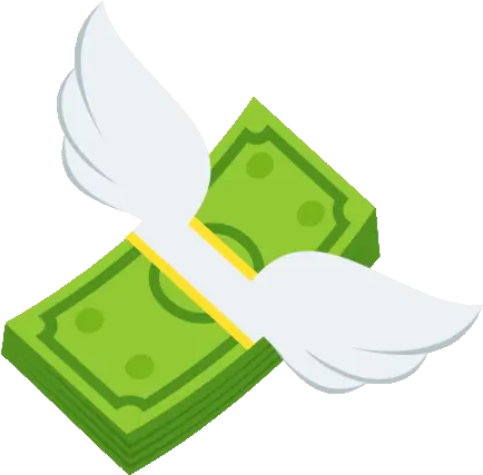 Money With Wings Joypixels Gif Flying Money Gif Png View Icon Gif