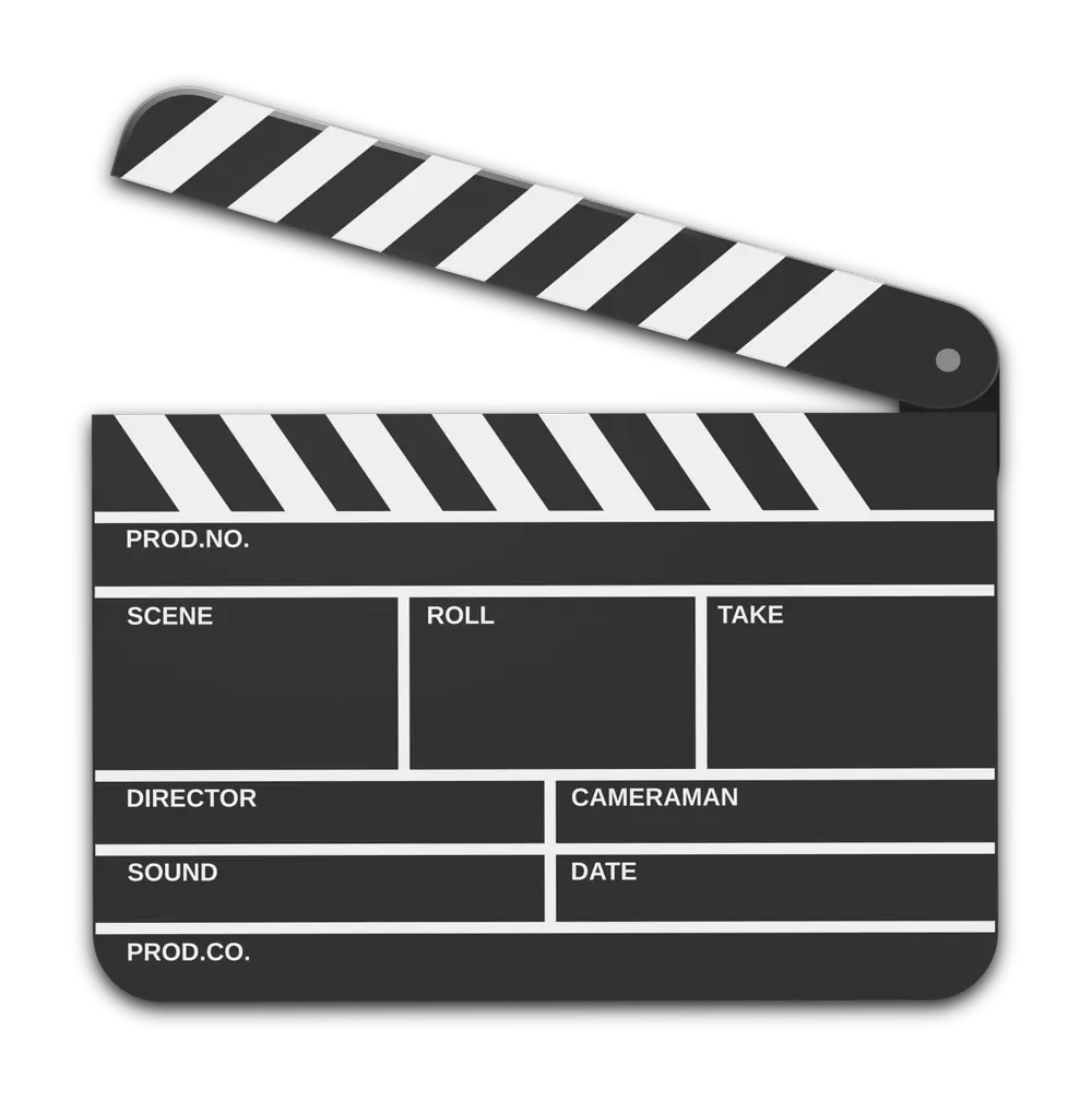 Free Movie Slate Png Download Clip Art Clapperboard Png It Movie Png