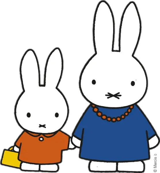 Miffy And Mother Bunny Transparent Png Cartoon Bunny Miffy Mom And Dad Bunny Transparent