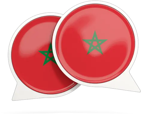 Round Chat Icon Illustration Of Flag Morocco Dot Png Chat Icon Images