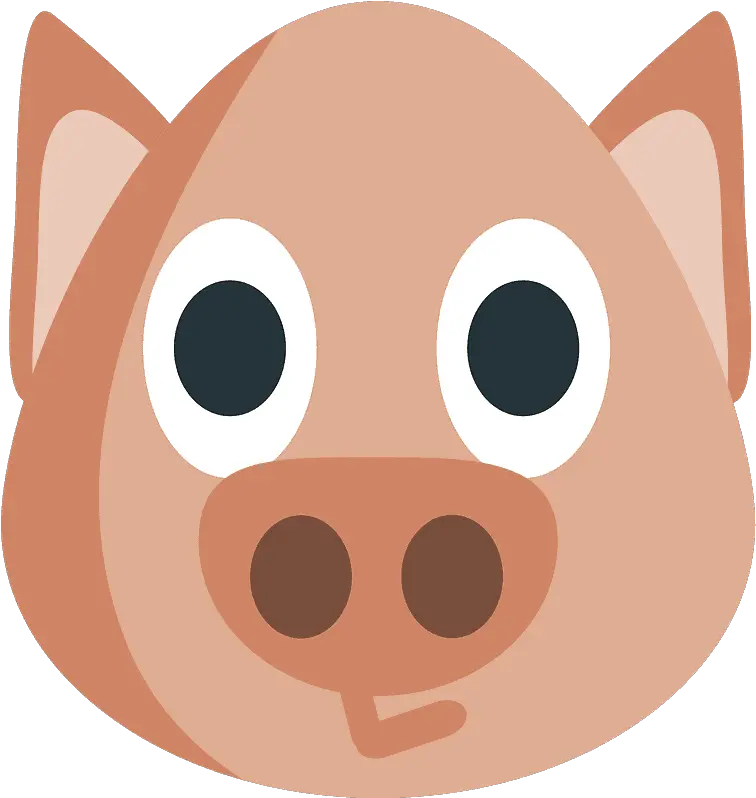 Pig Face Emoji Clipart Free Download Transparent Png Happy Pig Emoji Png