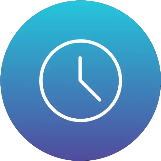 Clock Time Timer Watch Icon Gradient Ui Png Clock Png Icon