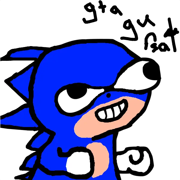 Download Sanic Fsjal Template Full Size Png Image Pngkit Sanic Png