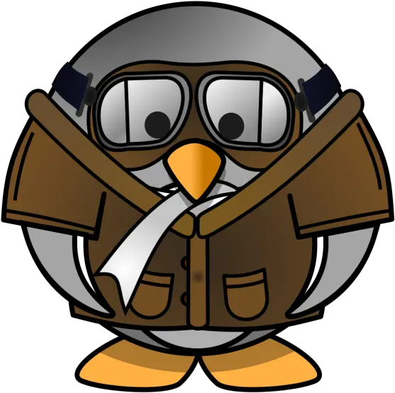 Penguin Pilot Png Svg Clip Art For Web Download Clip Art Pinguino Pilota Pilot Icon