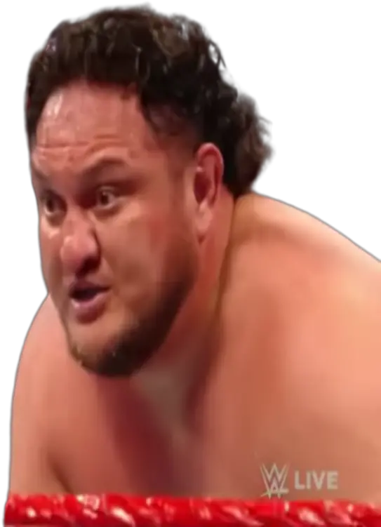 Sticker De Nope Sur Samoa Joe Wwe Catch Surpris Choque Barechested Png Samoa Joe Png