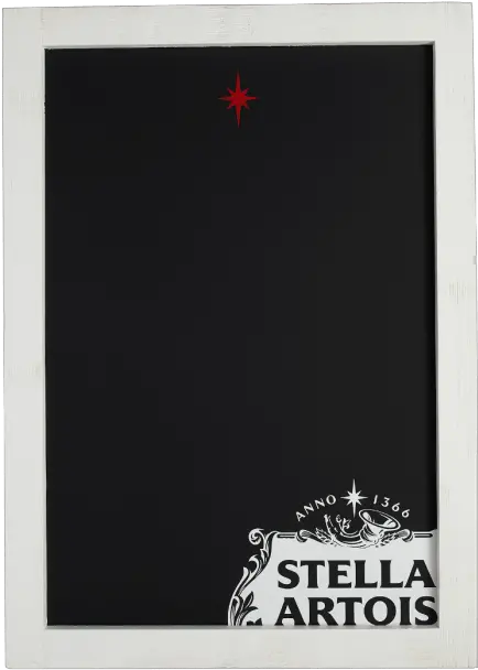 Stella Artois A2 Wall Chalkboard Poster Png Stella Artois Logo Png