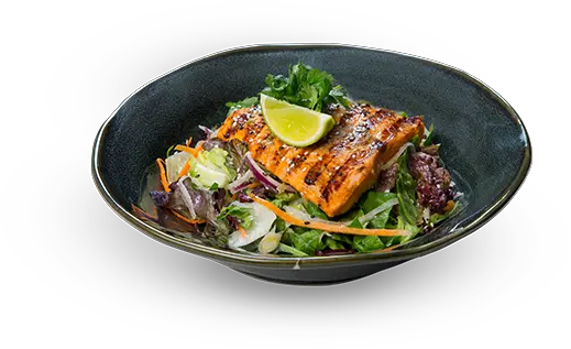 Download Marinated Salmon Salad Spinach Salad Png Image Salmon Salad No Background Salmon Transparent