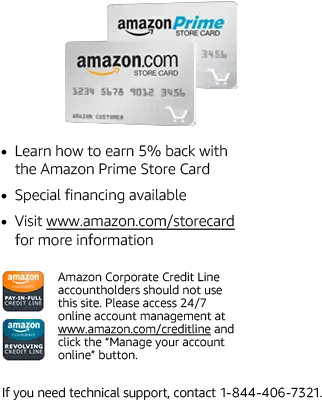 Manage Your Amazon Credit Card Account Amazon Credit Card Payment Png Credit Card Png