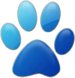 Blue Paw Print Roblox Puppy Paw Transparent Background Png Paw Print Logo