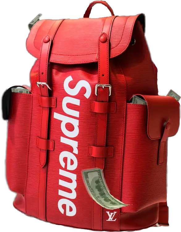 Library Of Backpack With Money Picture Supreme Louis Vuitton Men Bag Png Backpack Transparent Background