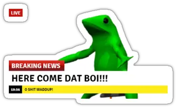 The Magic Of Internet Dat Boi Frog Png Dat Boi Png