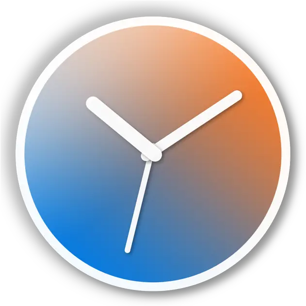 Clockdesk Solid Png Clock Icon App Png