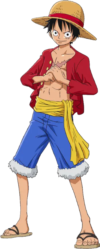 One Piece Straw Hat Monkey D Luffy Characters Tv Tropes Monkey D Luffy Full Body Png Luffy Png