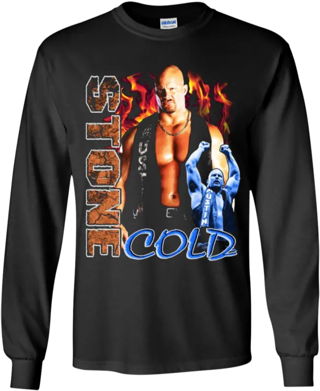 Wwe Champion Stone Cold Steve Austin Salute T Shirt Youth Ls Maxwell Said And There Was Light T Shirt Png Stone Cold Steve Austin Png