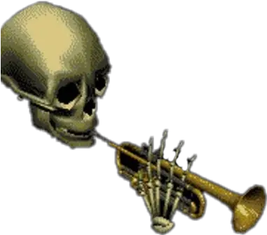 Transparent Trumpet Skeleton Picture 2488945 Skeleton Trumpet Transparent Background Png Dickbutt Png