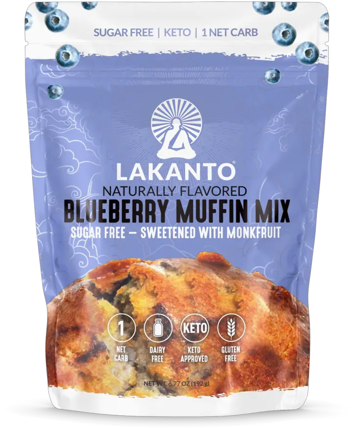 Blueberry Muffin Mix Sugarfree Keto Lakanto Sugar Free Blueberry Muffin Mix Png Muffin Png