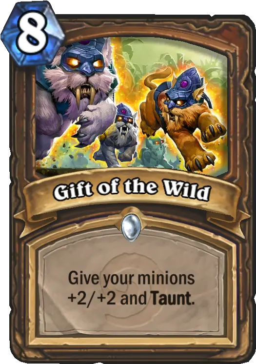 Hearthstoneu0027 Defines Class Identity And Adds 9 New Cards Gift Of The Wild Hearthstone Png Minions Transparent