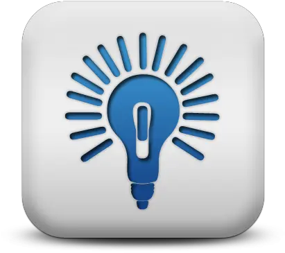 116996 Compact Fluorescent Lamp Png Blue Light Bulb Icon