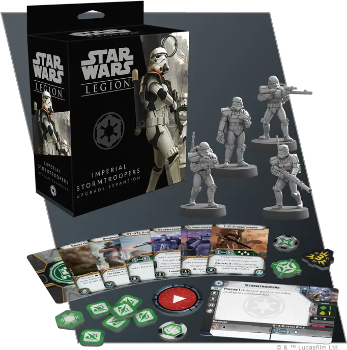 Enhanced Infantry Fantasy Flight Games Star Wars Legion Imperial Stormtroopers Upgrade Expansion Png Stormtrooper Icon
