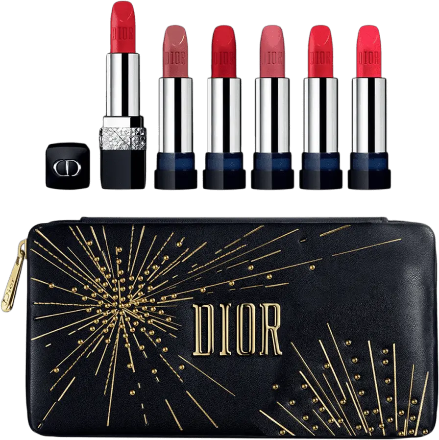 Dior Limited Edition Rouge Couture Dior Lipstick Set 2020 Png Cd Icon Dior Onyx Necklace