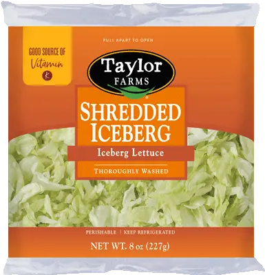 Shredded Lettuce Taylor Farms Png Lettuce Transparent