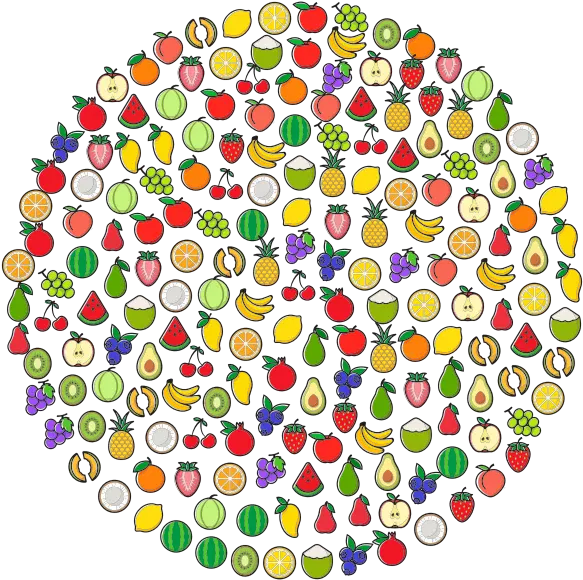 Fruit Icons Circle Free Svg Png Globe Icon Blackberry