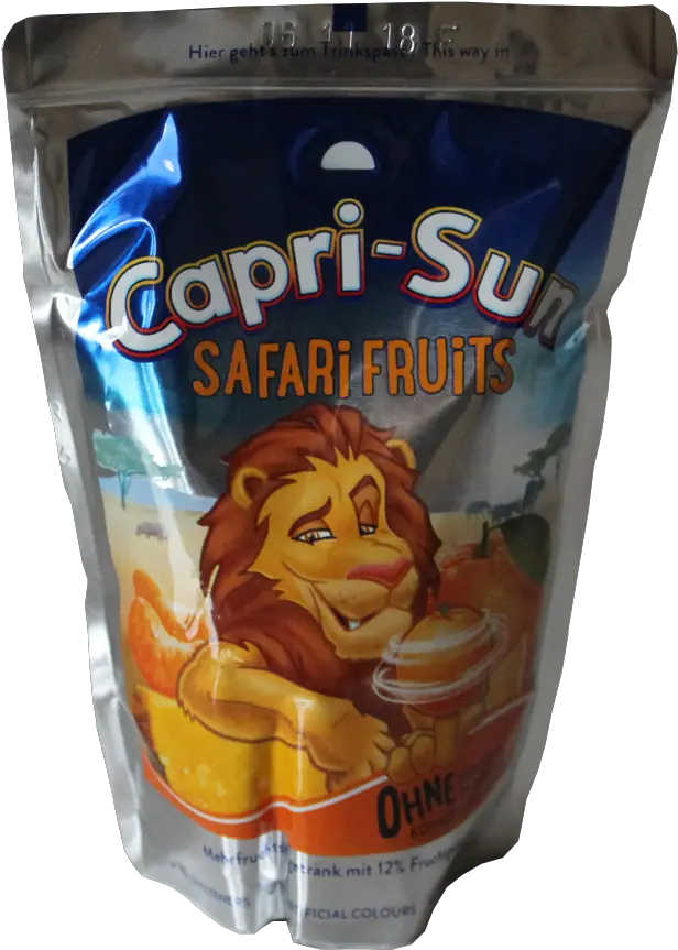 Capri Sonne Capri Sun Orange 330ml Full Size Png Capri Sun Capri Sun Png