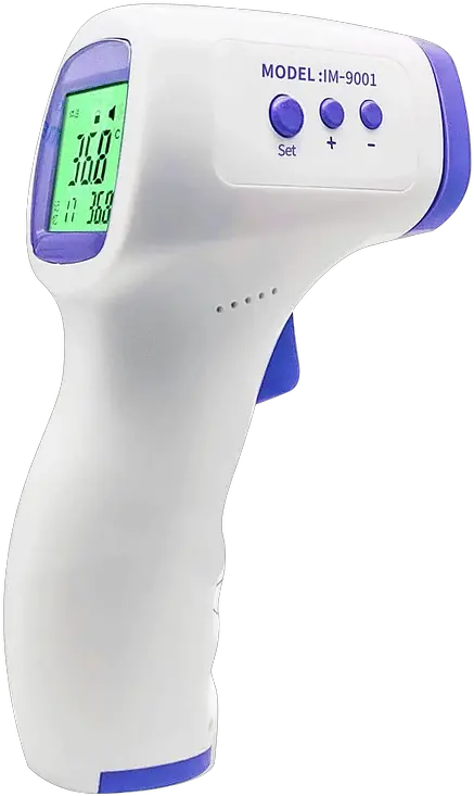 Digital Hand Held Thermometer Ppe Protection International Infrared Thermometer Model Im 9001 Png Thermometer Png