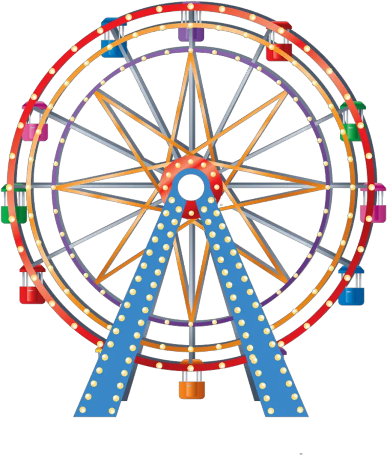 Pink Clipart Ferris Wheel Transparent Ferris Wheel Clip Art Png Ferris Wheel Png
