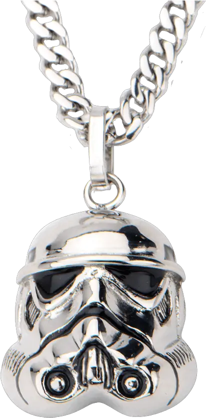 Download Hd Mens Stainless Steel 3d Stormtrooper Helmet Stormtrooper Stainless Pendant Png Stormtrooper Helmet Png