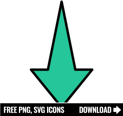 Free Arrow Down Icon Symbol Png Svg Download Language Triangle Icon Png
