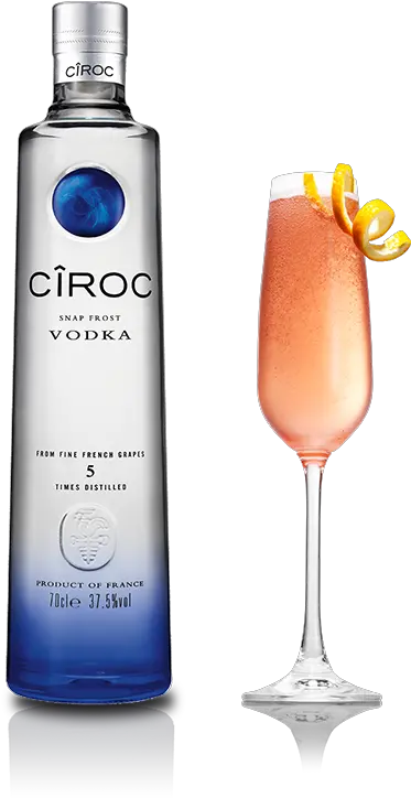 Champagne Cosmo Ciroc Coconut Vodka 1 L Bottle Full Ciroc Red Berry Png Vodka Bottle Png