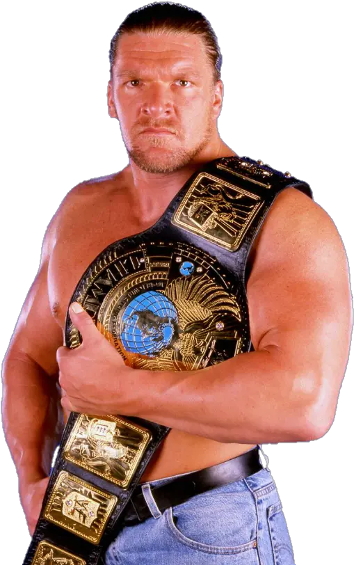 Triple H Had Signed With Wcw In 1999 Triple H Wwf Champion Png Triple H Png