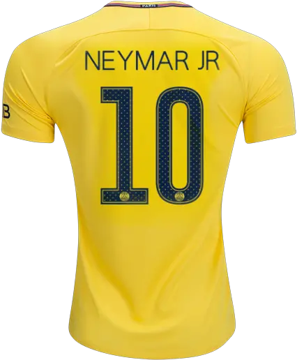 Download Hd Paris Saint Germain 1718 Away Ucl Jersey Neymar Nike Lakers T Shirt Png Lebron James Lakers Png