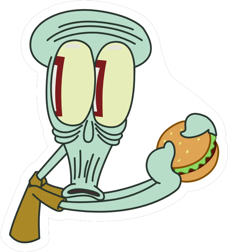 Pin Sticker Mania Spongebob Imma Head Out Transparent Png Squidward Transparent