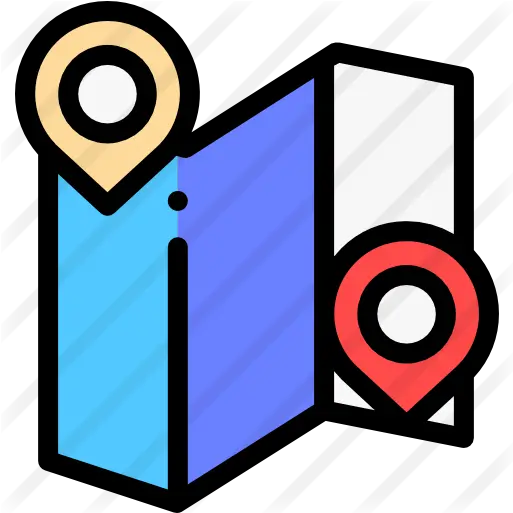 Map Free Files And Folders Icons Vertical Png Product Roadmap Icon