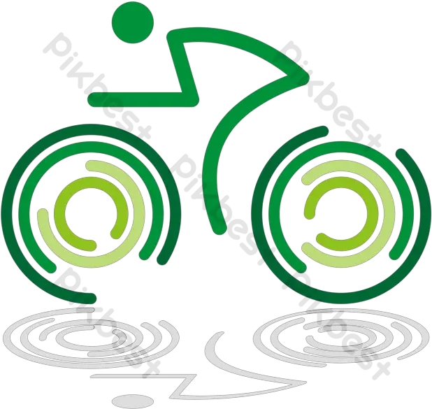 Green Bicycle Icon Ai Free Download Pikbest Bicycle Png Bicycle Icon