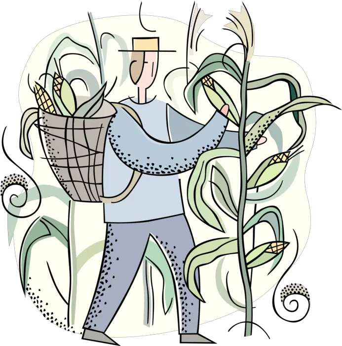 Farmers Clipart Farmer Harvesting Crop Clip Art Png Clip Art Of People Harvesting Farmer Working Icon