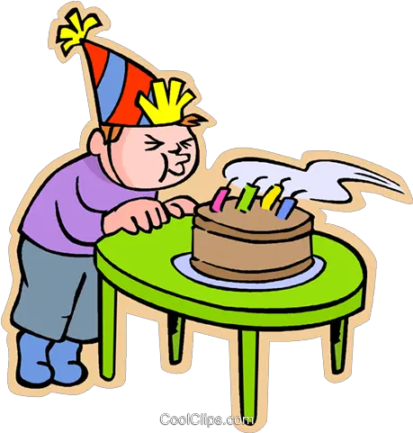 Boy Blowing Out Birthday Candles Royalty Free Vector Clip Blowing Out Birthday Candles Clipart Png Birthday Candle Transparent Background