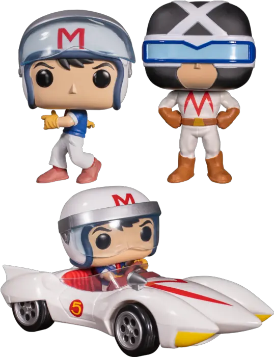 Speed Racer With Mach 5 Funko Pop Funko Pop Speed Racer 75 Png Speed Racer Png