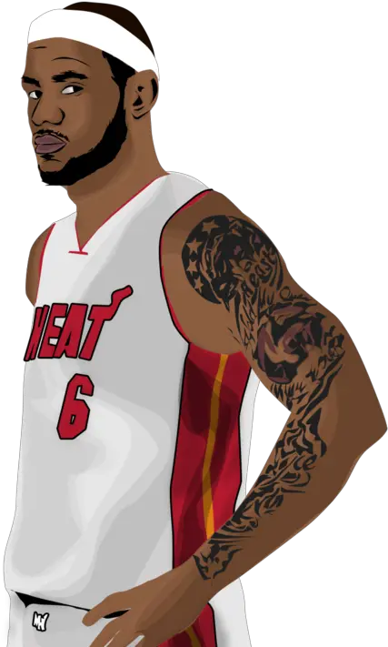 Transparent Png Background Lebron James Lebron James Drawing Miami Heat Lebron James Transparent