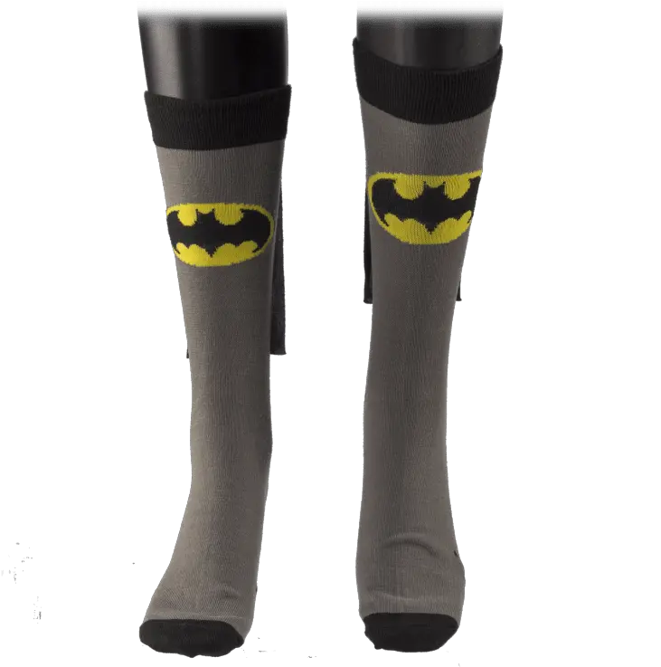 Batman And Superman Caped Socks 2 Pack Bundle Superhero Png Batman And Superman Logo