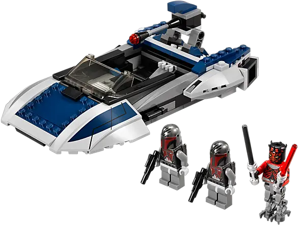 Attack With Darth Maul In The Lego Mandalorian Speeder Png Darth Maul Icon