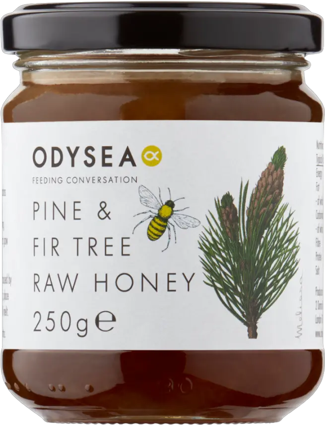 Odysea Pine U0026 Fir Tree Honey 250g Greek Honey Online Uk Png Honey Transparent