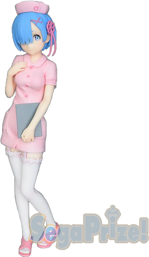 Details About Sega Rezero Rem Nurse Pink Ver Rem Pink Nurse Figure Png Rem Re Zero Png