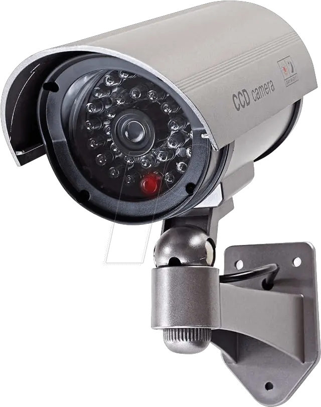 Dummy Security Camera Bullet Ip44 Grey Falsk Overvågningskamera Png Security Camera Png